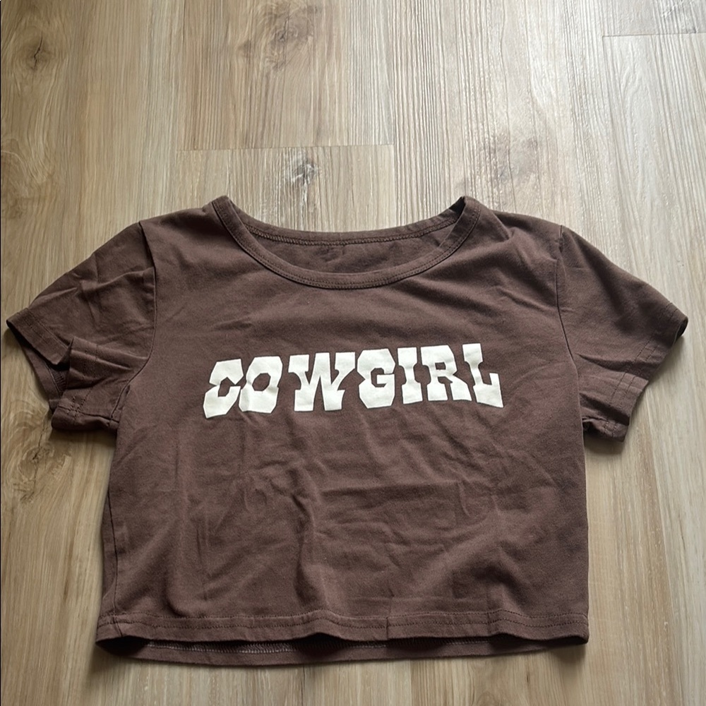Brandy Melville Cowgirl Crop Top